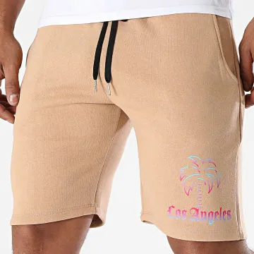 Pantaloncini da jogging beige Los Angeles