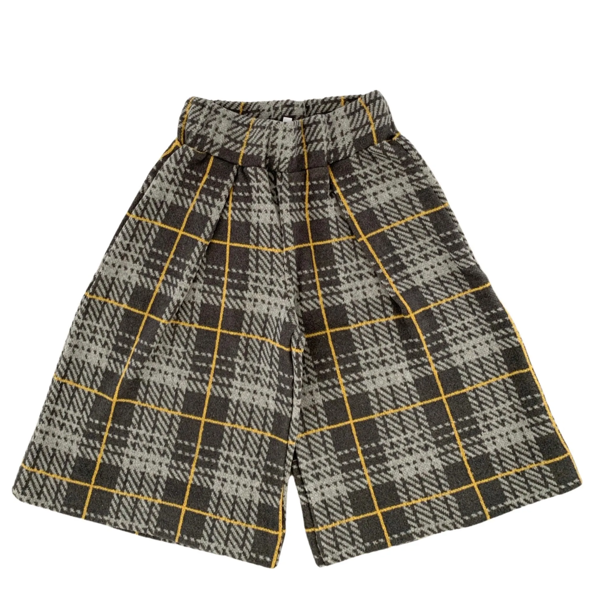 PANTALONE AMPIO MADRAS GIALLO