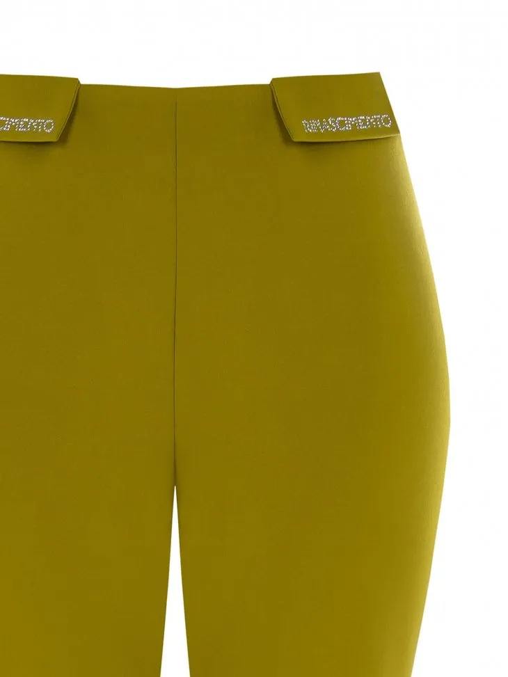 PANTALONE DRITTO LOGO STRASS  CURVY