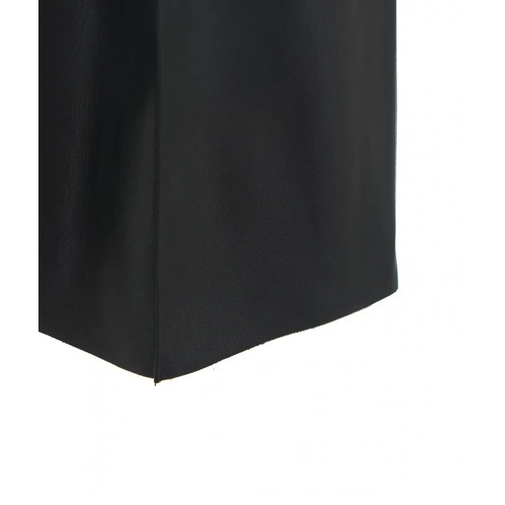 Pantalone in ecopelle nero