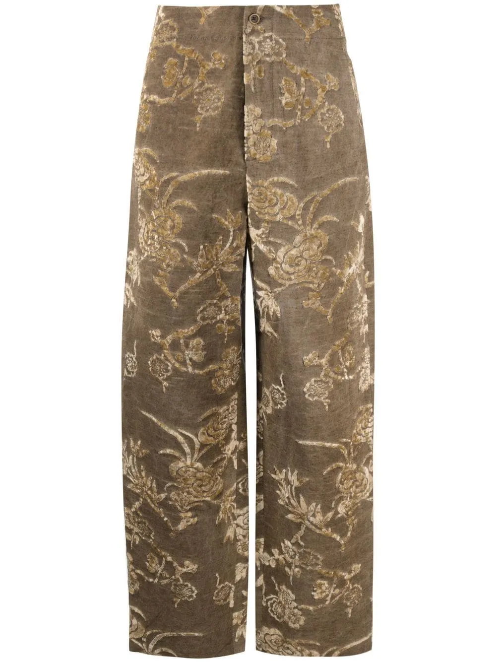 pantalone jacquard fantasia
