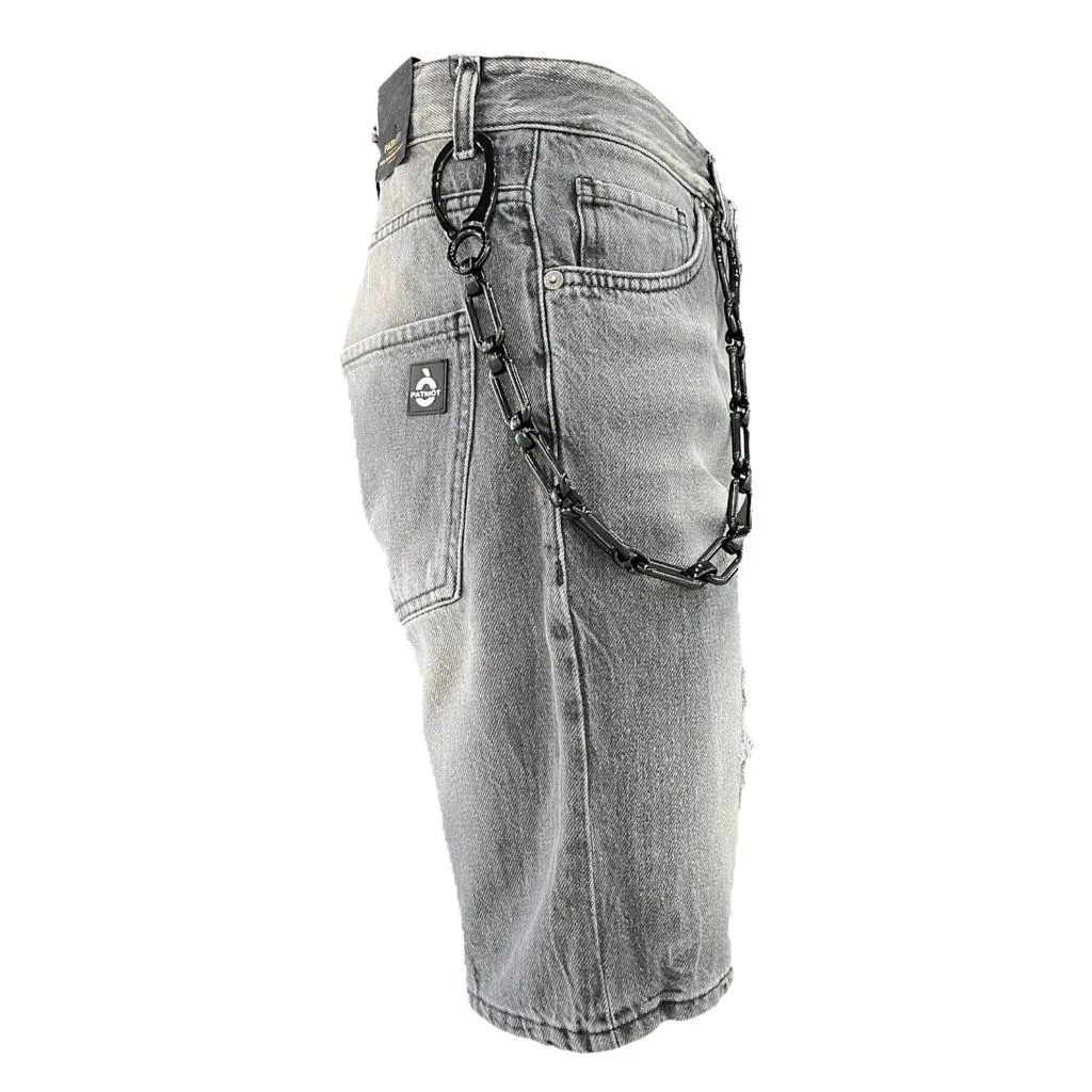PATRIOT  ---------    ------------Patriot bermuda jeans - nero