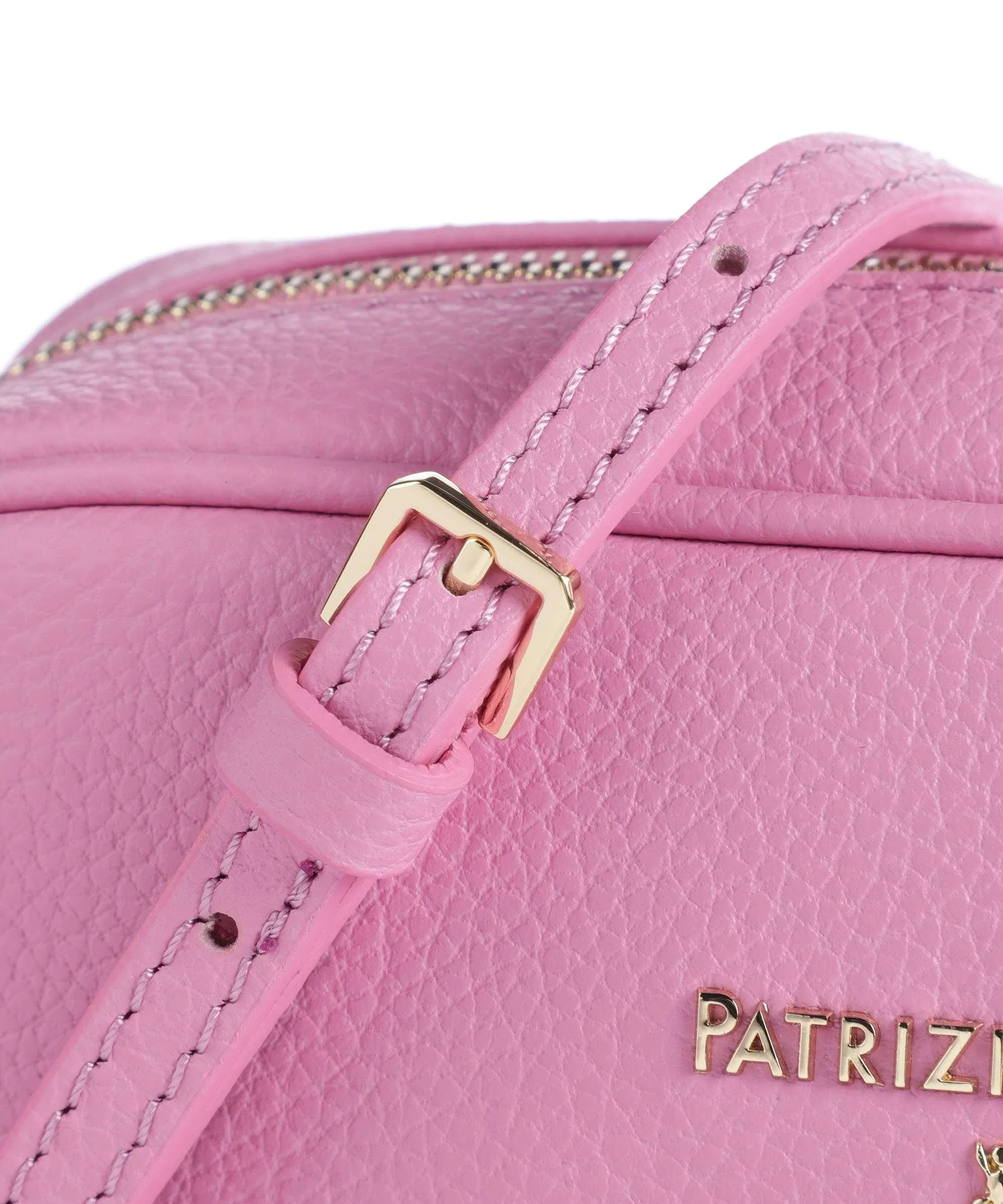  Patrizia Pepe Borsa a tracolla pelle di vitello grana viola  