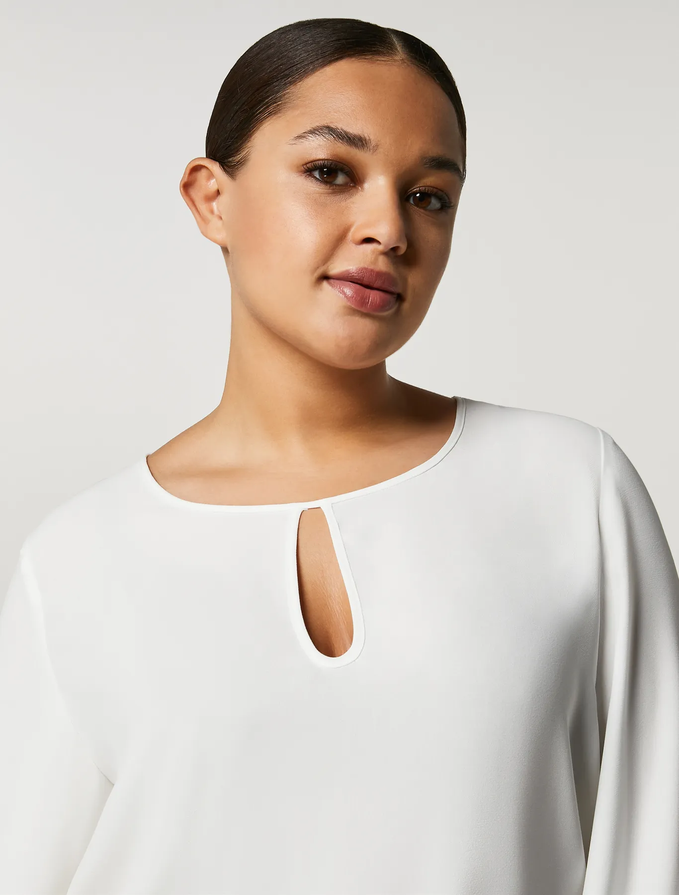Persona by Marina Rinaldi blusa in cady ecosostenibile LEGA