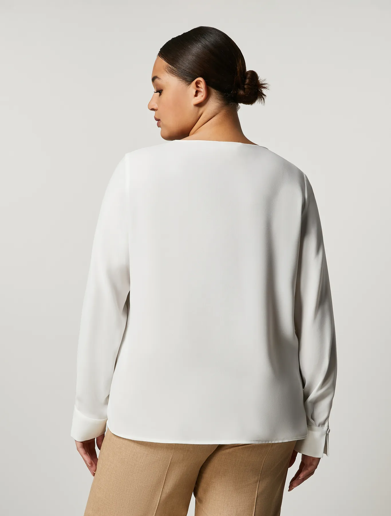 Persona by Marina Rinaldi blusa in cady ecosostenibile LEGA