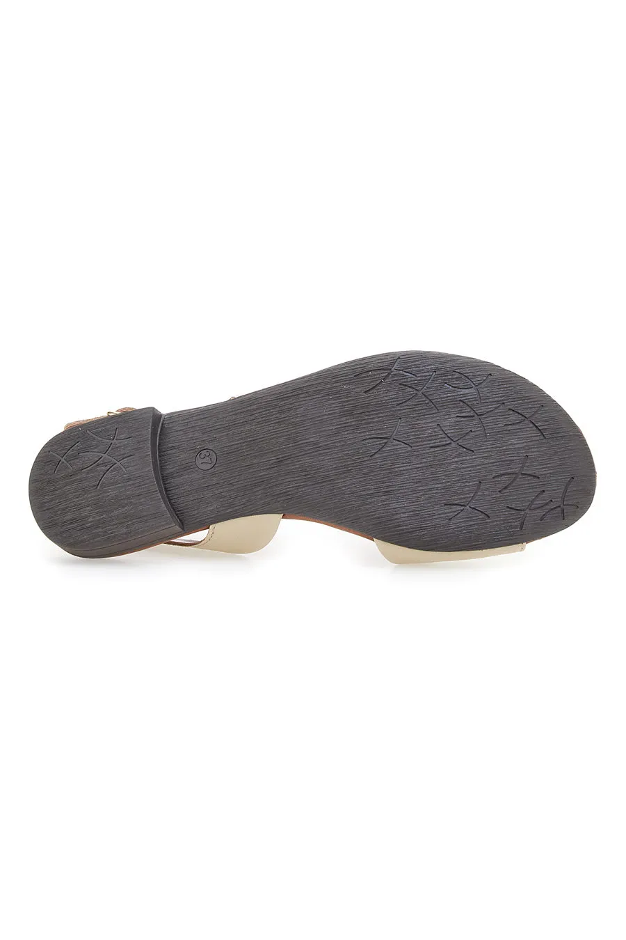   PITTARELLO LOOK Sandali Flat Sand In Vera Pelle Pittarello Look 225110
