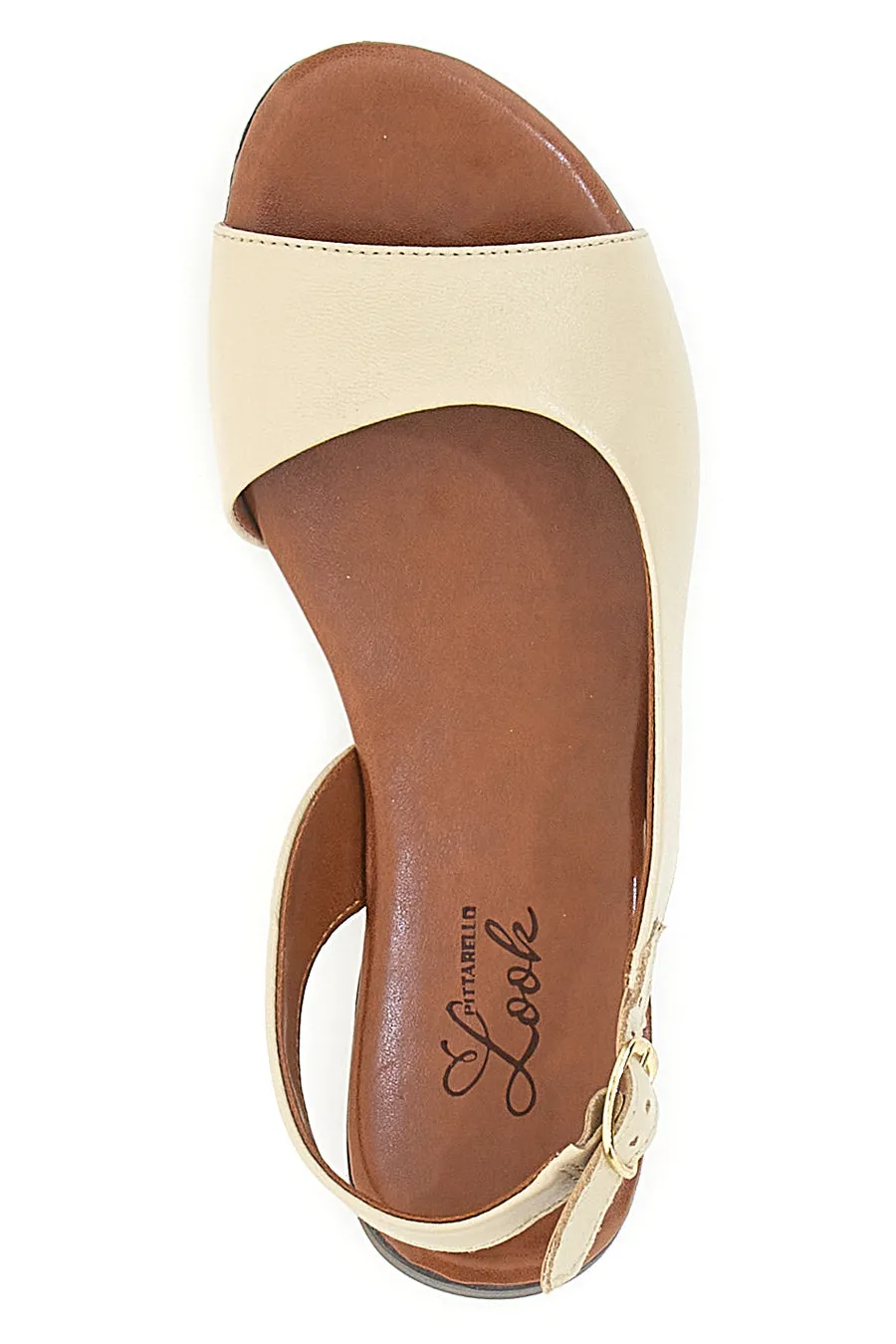   PITTARELLO LOOK Sandali Flat Sand In Vera Pelle Pittarello Look 225110
