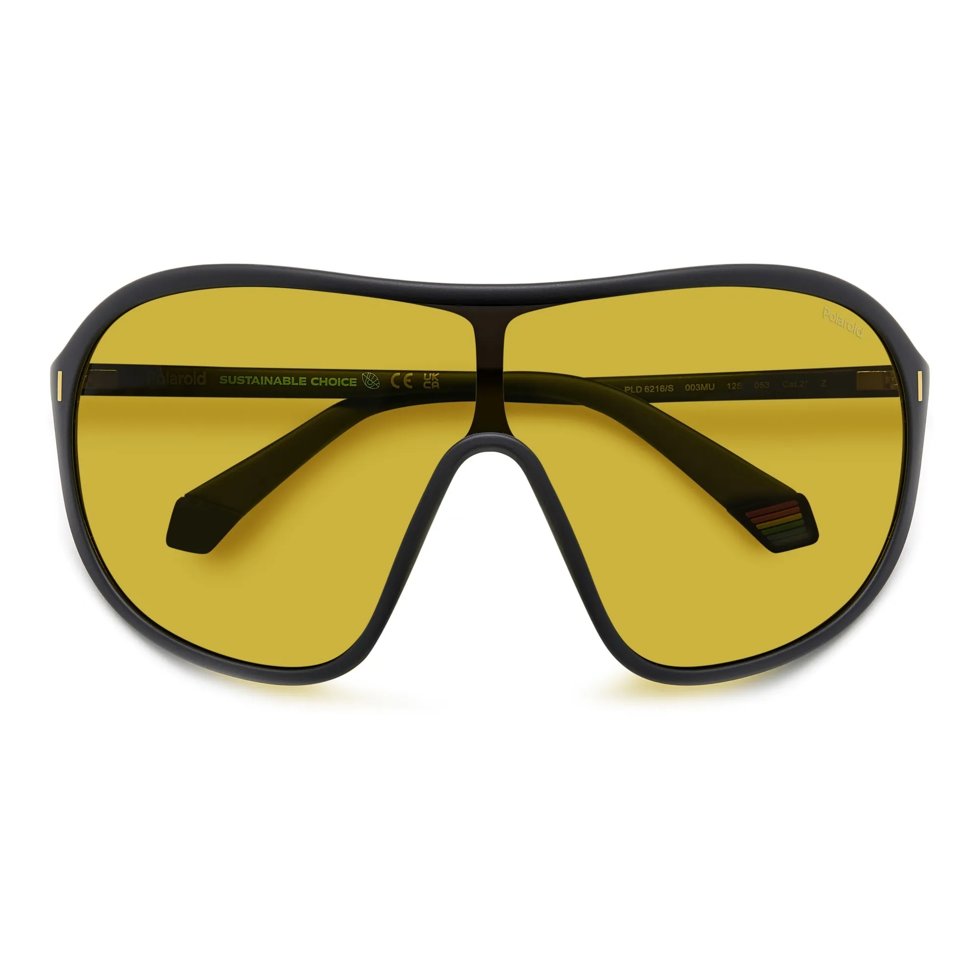   Polaroid PLD 6216/S - 003 MU Nero Opaco | Occhiale Da Sole Unisex 