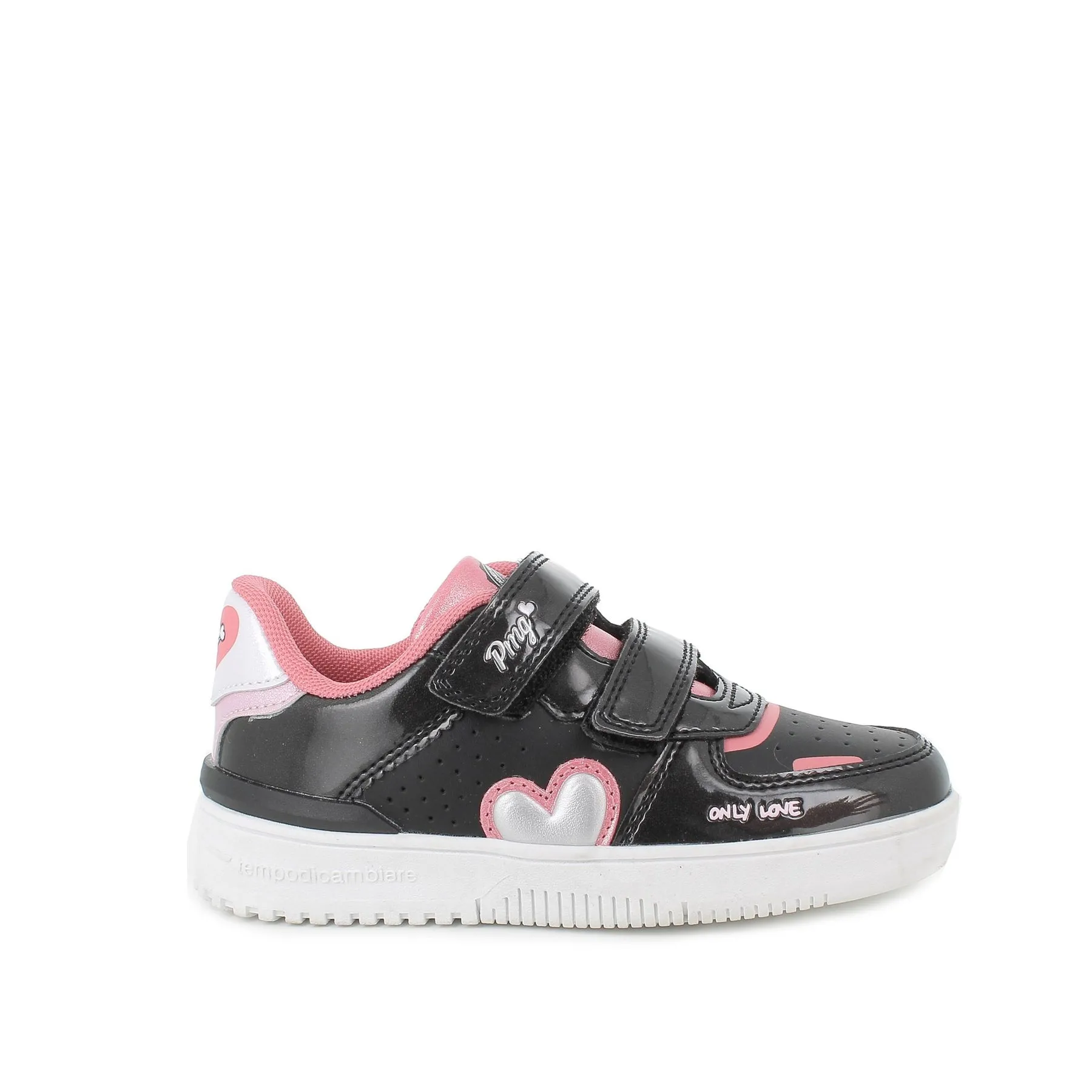 PRIMIGI AVANT Sneaker Bassa Bambina - 49620 Nero/Nero-Fuxia - Nero  