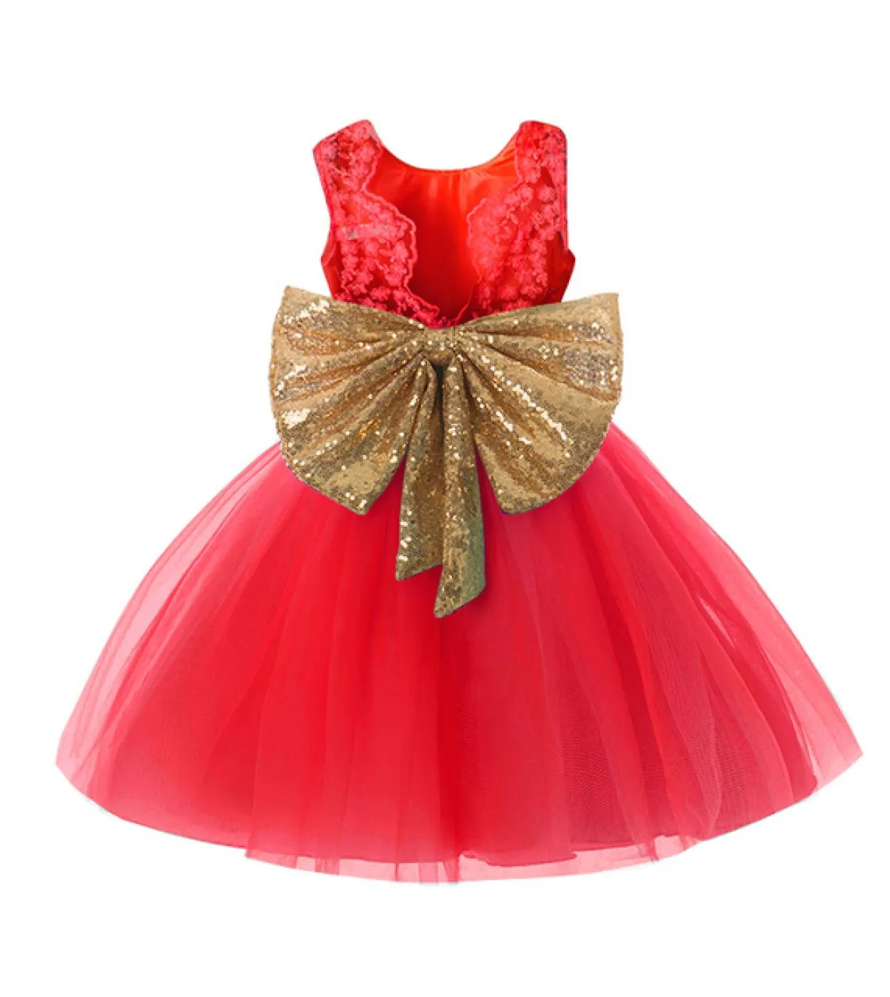 Ragazze Merry Christmas Party Tutu Dress Bambini Autunno Inverno Costume di Natale Bambini Ragazze Capodanno Abbigliamento rosso
