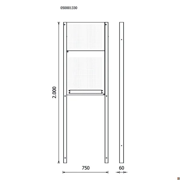 RSC50 KPF - Kit pannelli forati per arredo officina RSC50