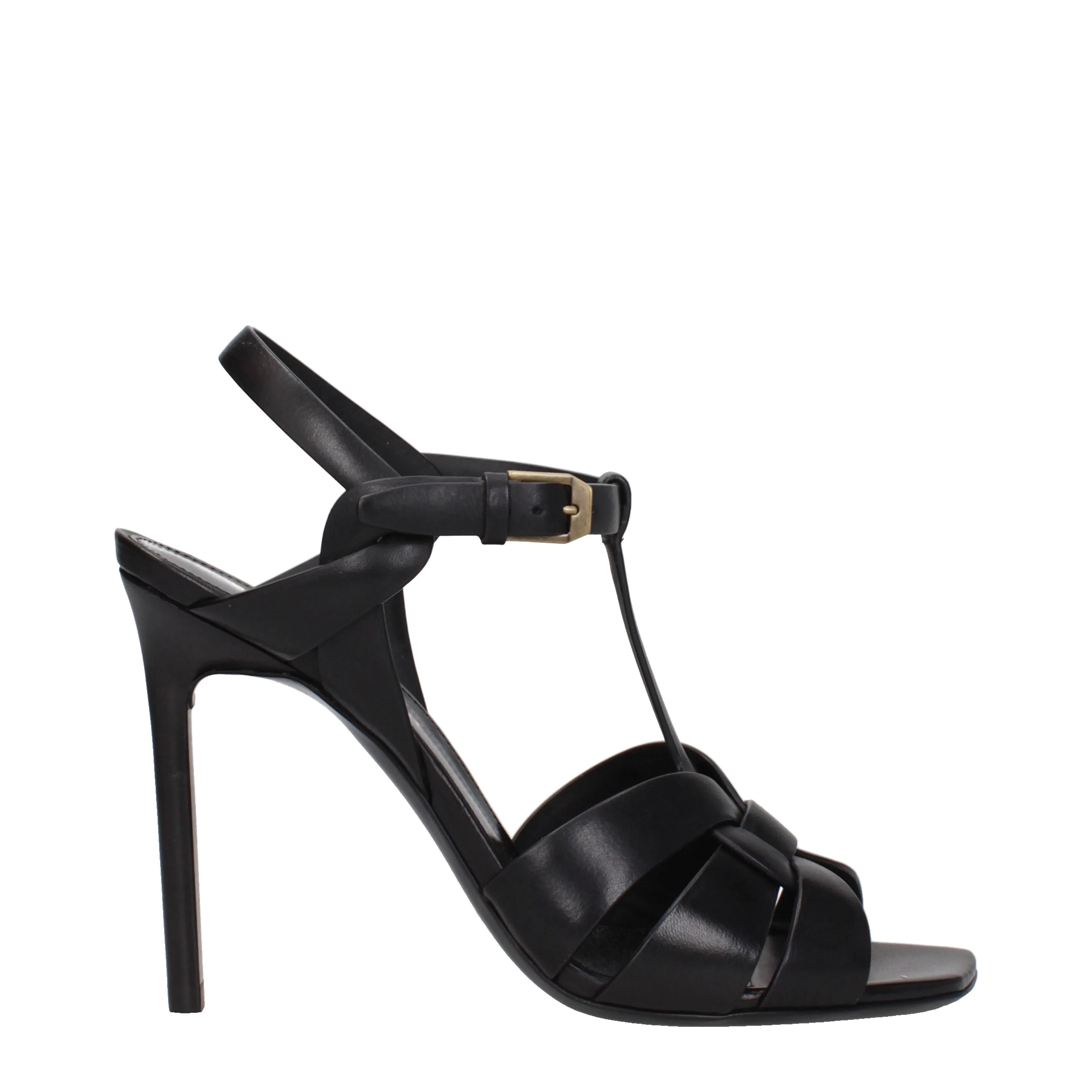 Saint Laurent Sandali Tribute Donna Pelle Nero