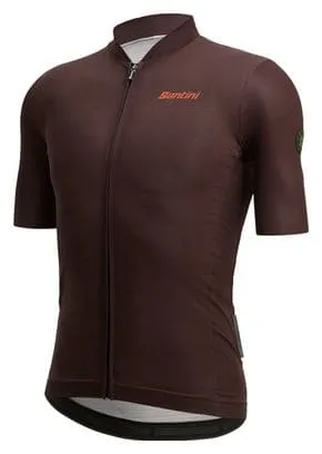Santini Glory Day Maglia a manica corta marrone