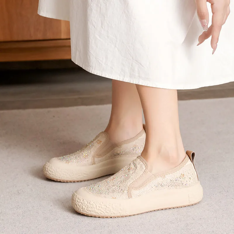 Scarpe basse casual traspiranti estive da donna