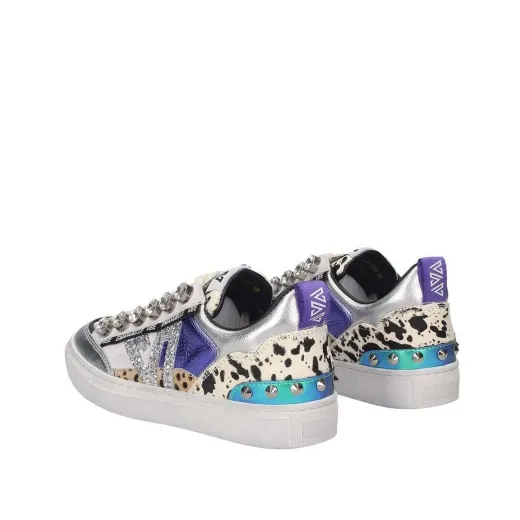 SCARPE DONNA EMANUÉLLE VEE SNEAKER SNEAKER OLIVIA COMBI MULTI ANIMALIER 442P70011P122CB  