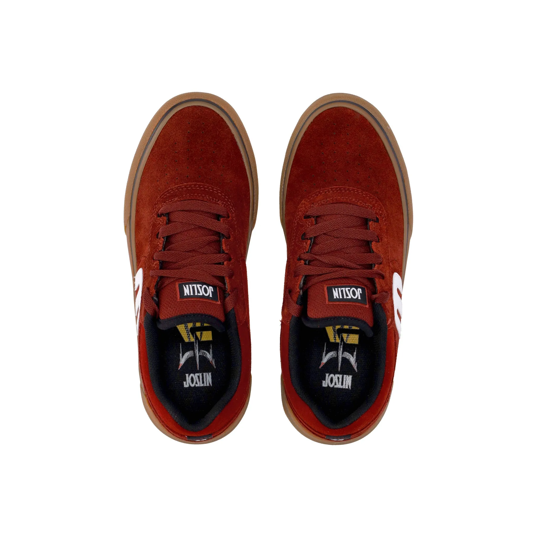 Scarpe Skate Uomo Joslin Vulc Burgundy/gum