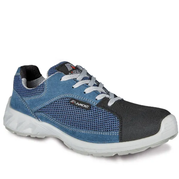 Scarpe sportive antinfortunistiche S1P AIMONT DRAKE, , Unisex tg. 45, col. Nero , con puntale di sicurezza