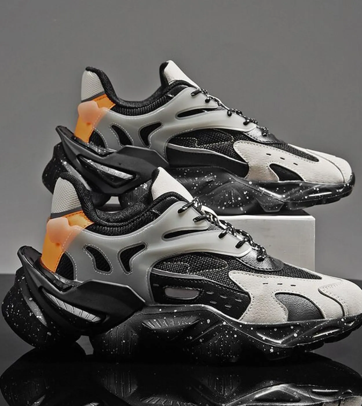 Scarpe Uomo Sneakers Uomo Casual Uomo Scarpe Tenis Scarpe di lusso Trainer Race Scarpe traspiranti Moda Mocassini Scarpe da cors