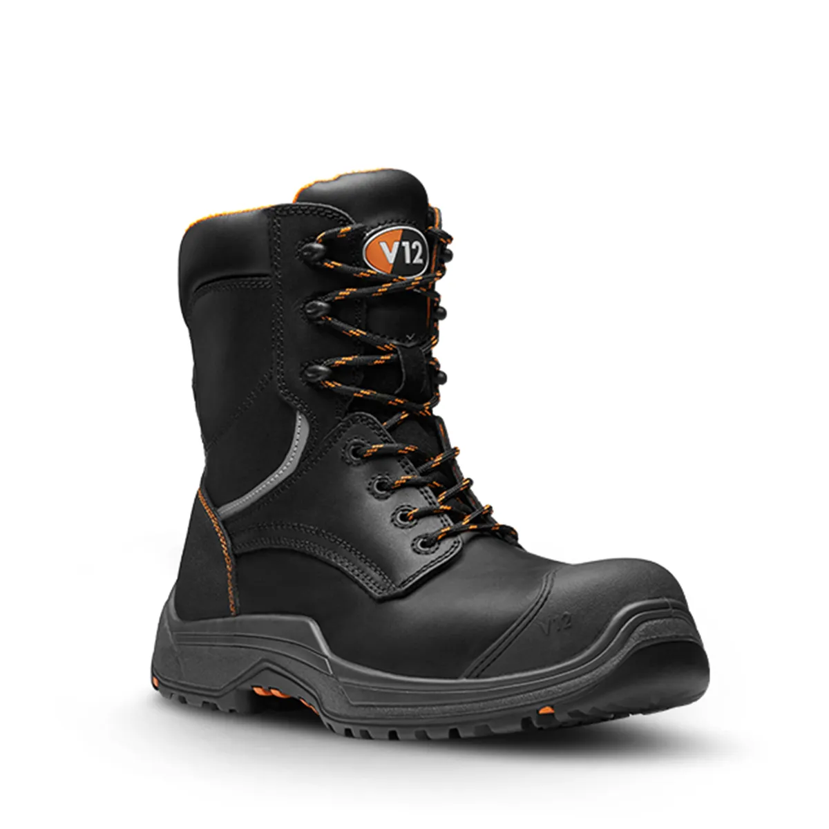 Scarponcini antinfortunistici S3 V12 Footwear tg. 42, col. Nero, resistenti all'acqua, con puntale di sicurezza