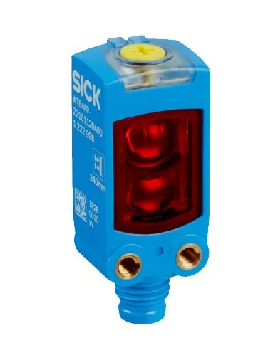 Sensore fotoelettrico Miniaturizzato Sick, a soppressione di sfondo, rilevamento 4.220 → mm, uscita PNP/NPN