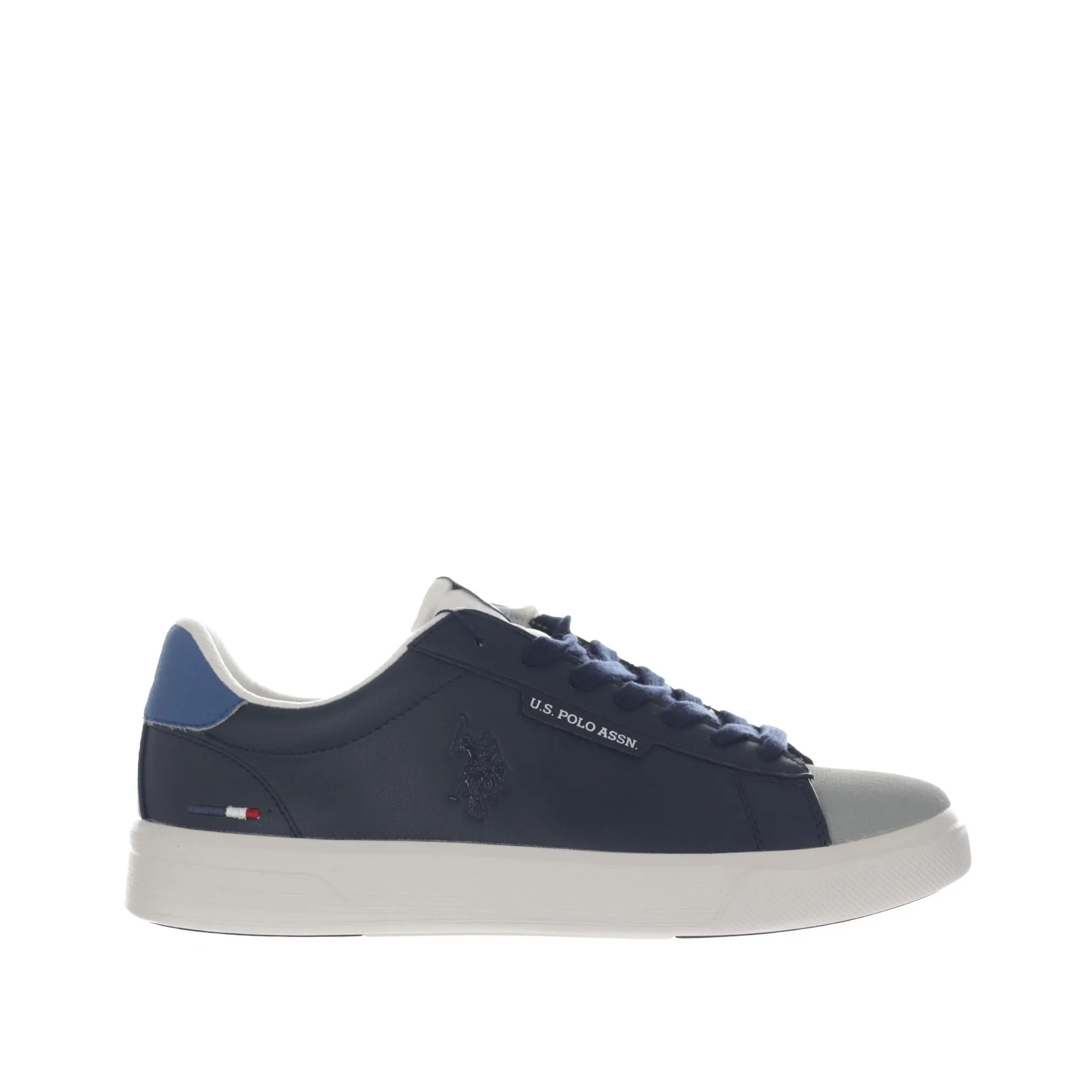 Sneaker in ecopelle e camoscio