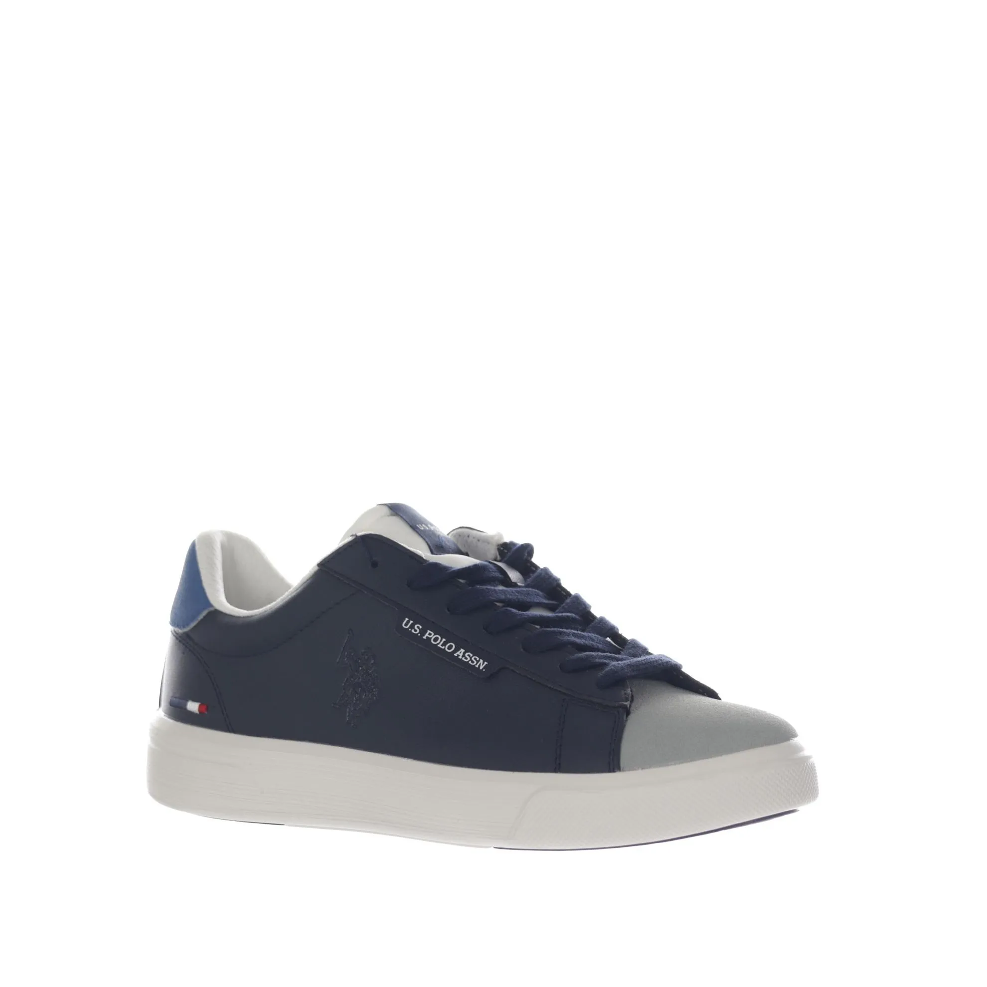 Sneaker in ecopelle e camoscio