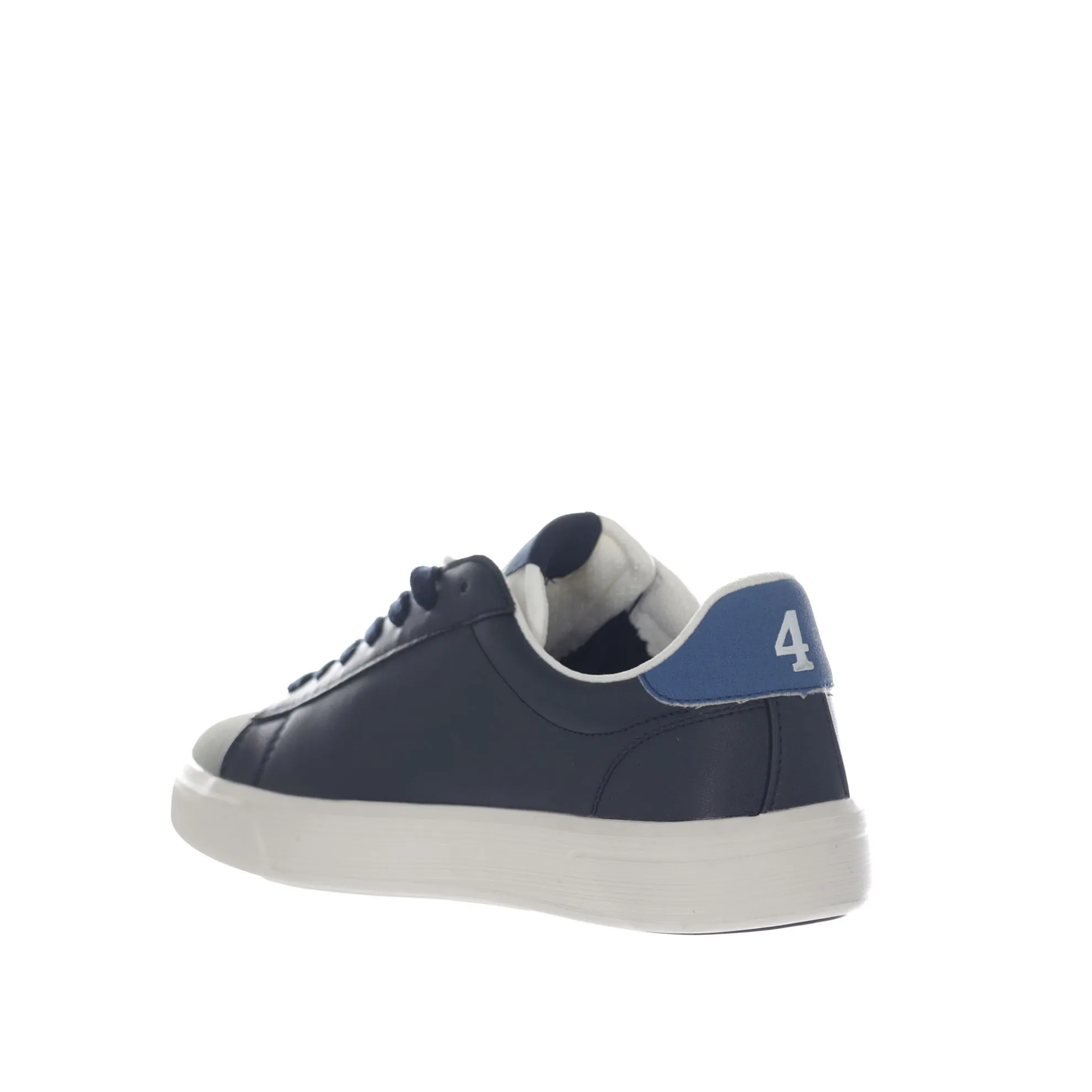 Sneaker in ecopelle e camoscio
