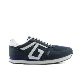 Sneakers blu da uomo in tessuto