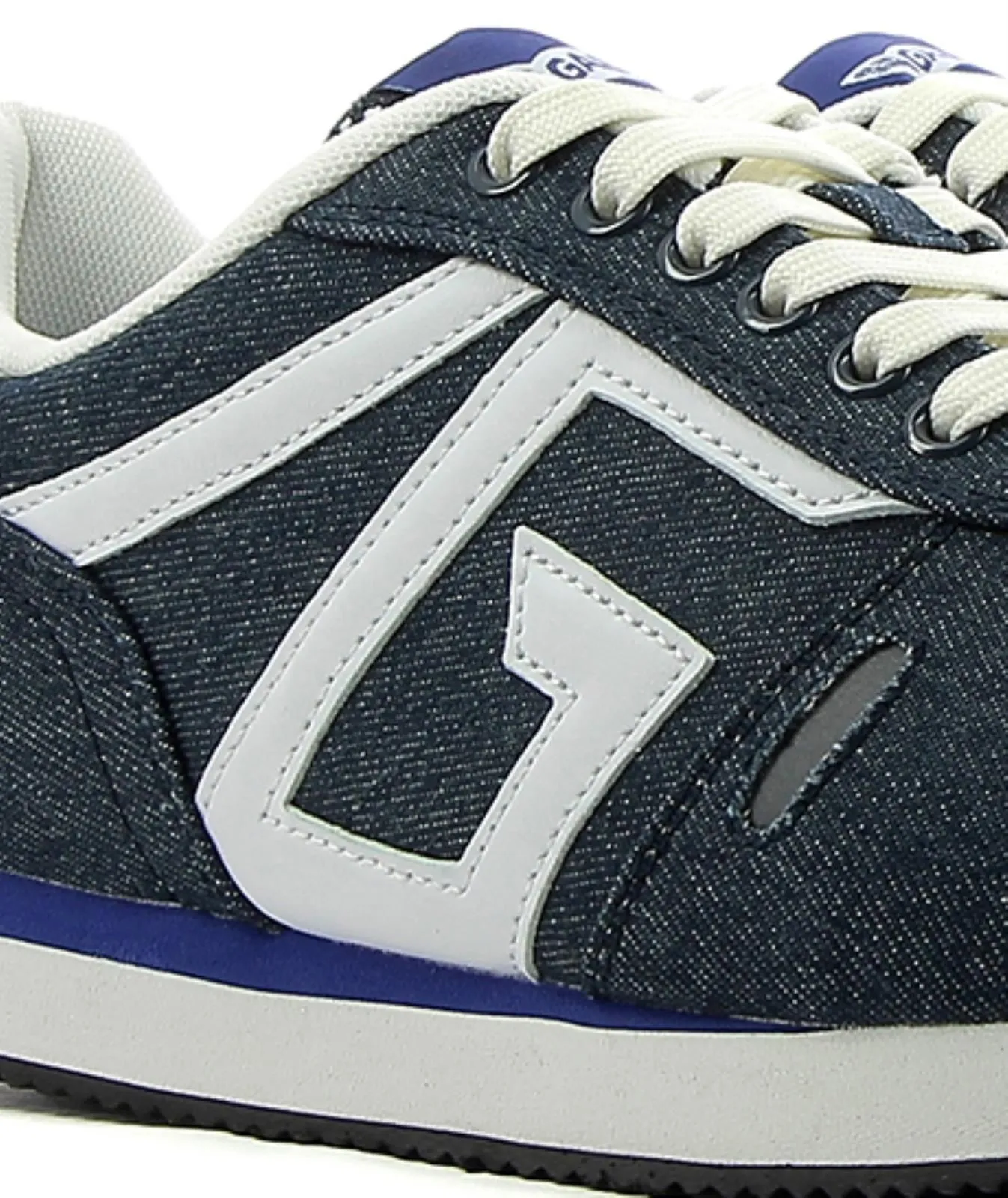 Sneakers blu da uomo in tessuto