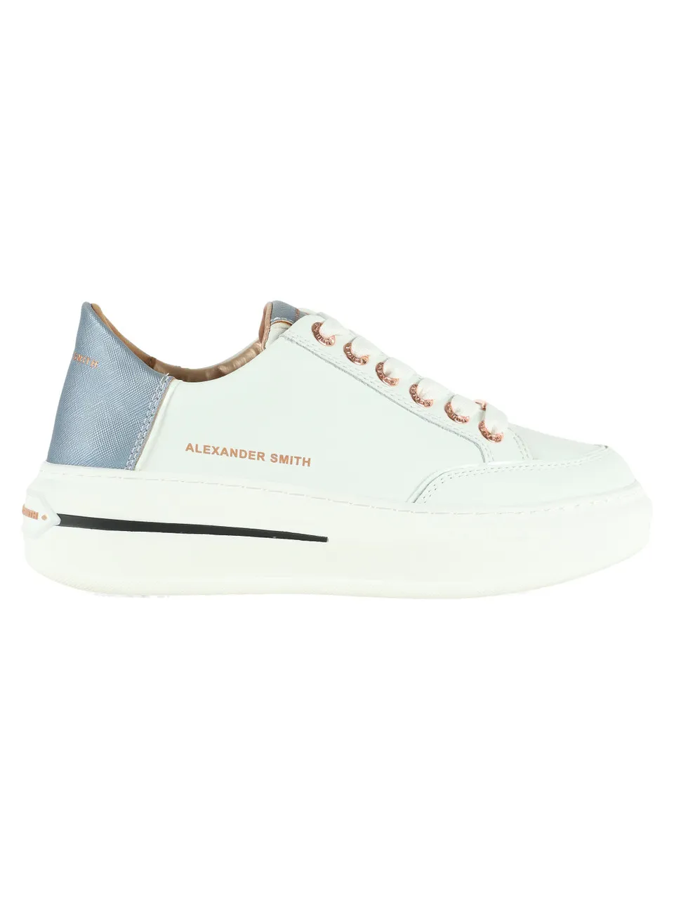 Sneakers LANCASTER con inserti effetto saffiano