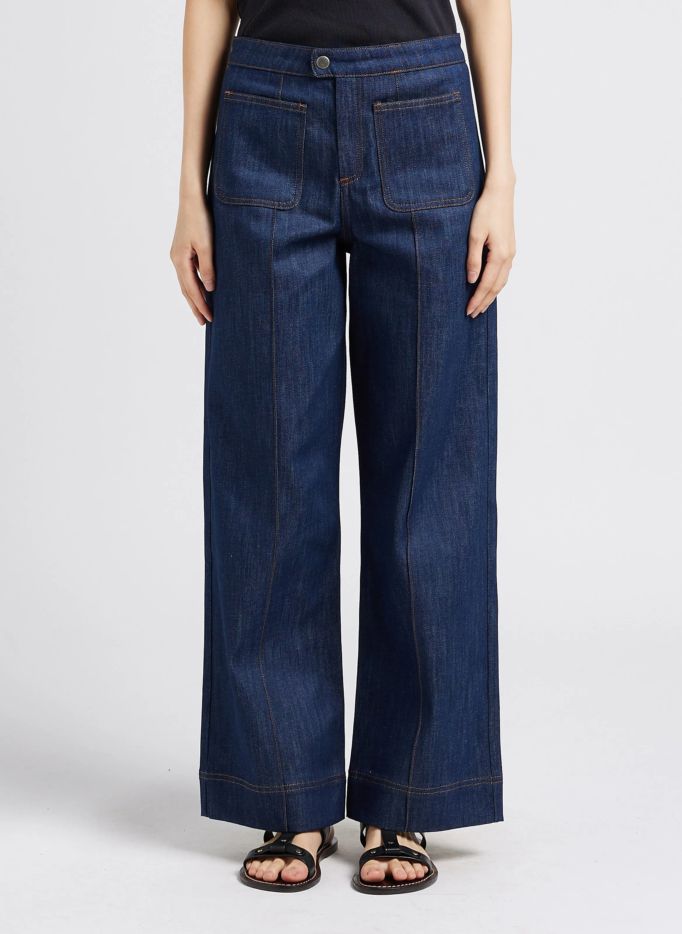  SOEUR   HARRY - Jeans larghi in misto cotone | Blu