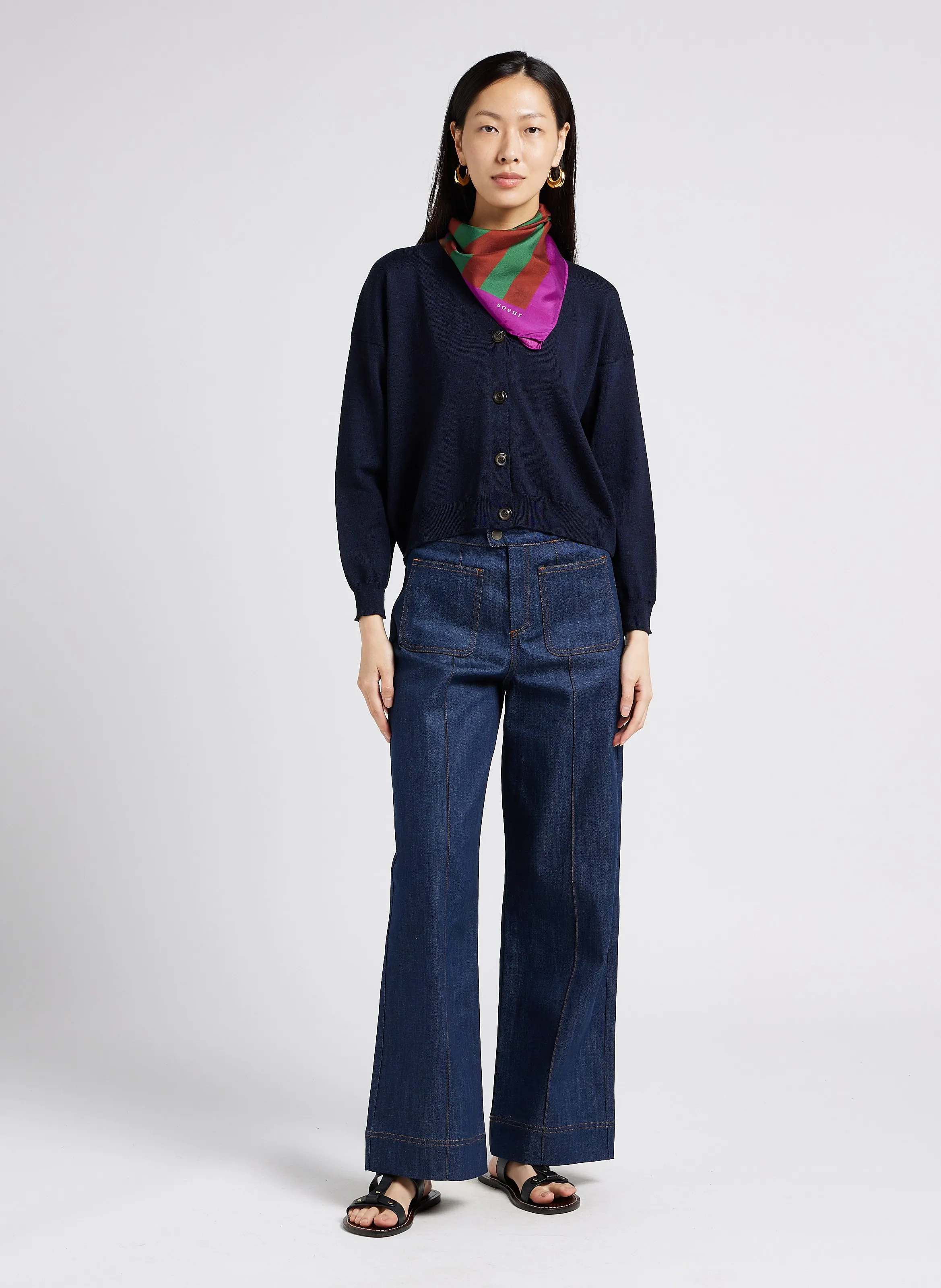  SOEUR   HARRY - Jeans larghi in misto cotone | Blu