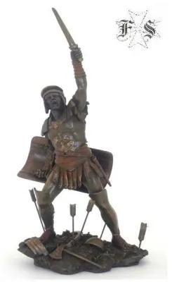 STATUA LEGIONARIO GLADIATORE SPARTACO