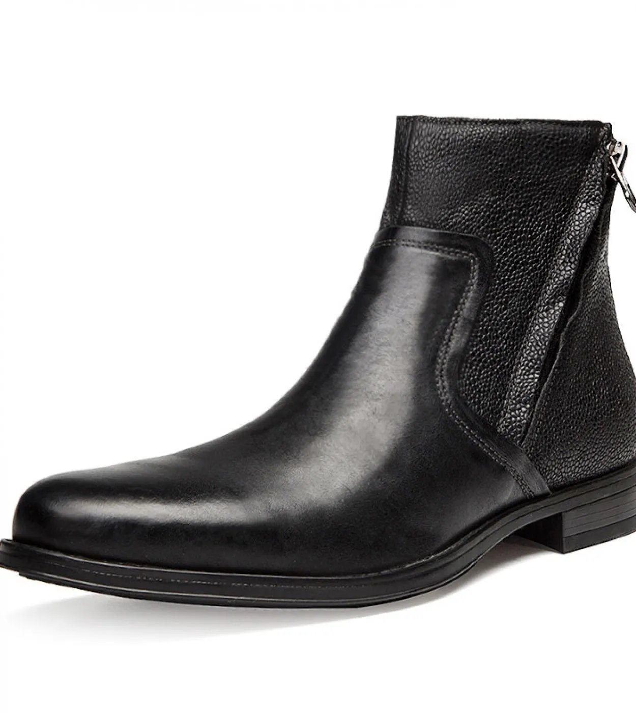 Stivali invernali di lusso Uomo Pelle Moda uomo Stivali neri Stivali Uomo Stivali casual da uomo di lusso