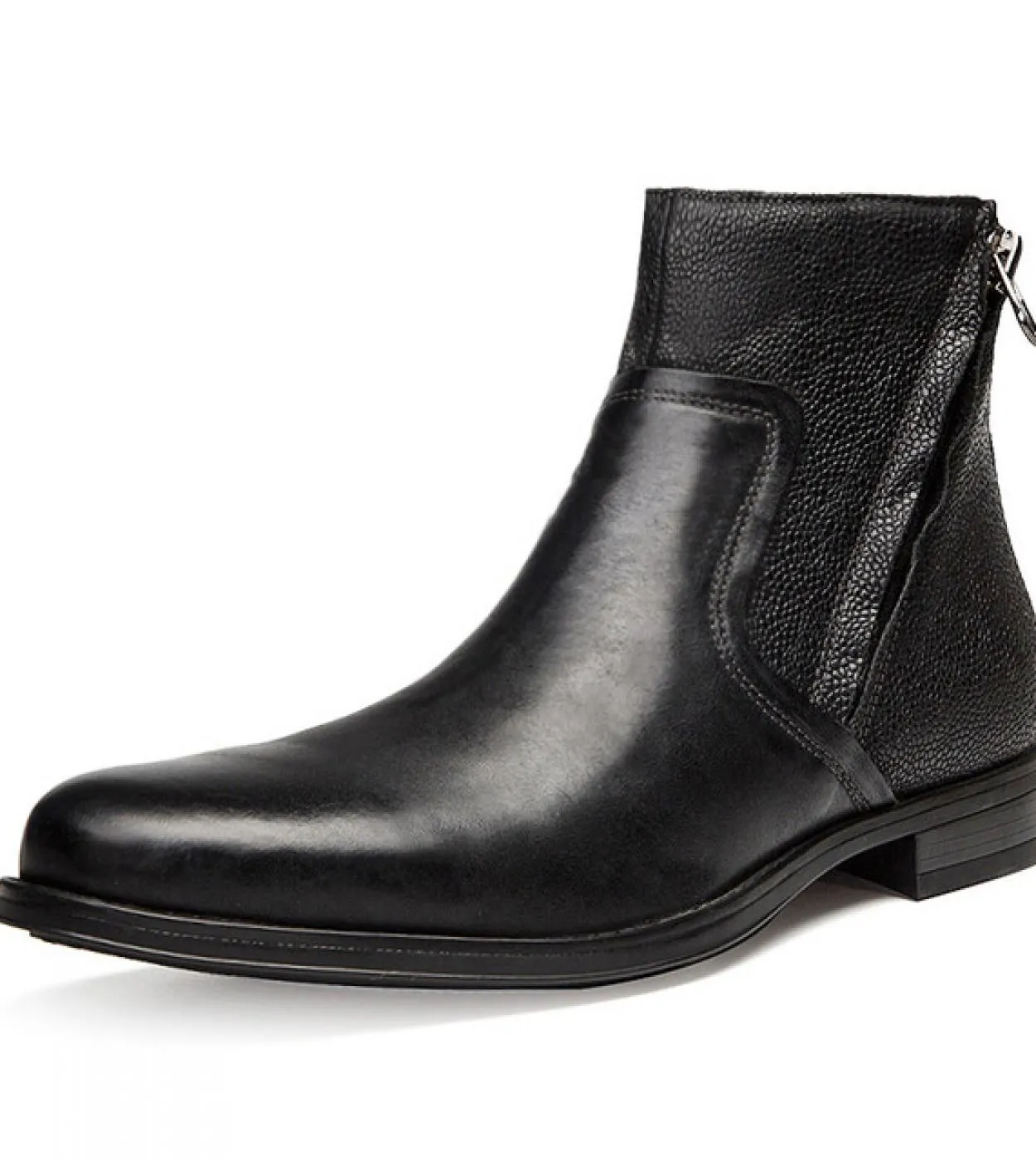 Stivali invernali di lusso Uomo Pelle Moda uomo Stivali neri Stivali Uomo Stivali casual da uomo di lusso