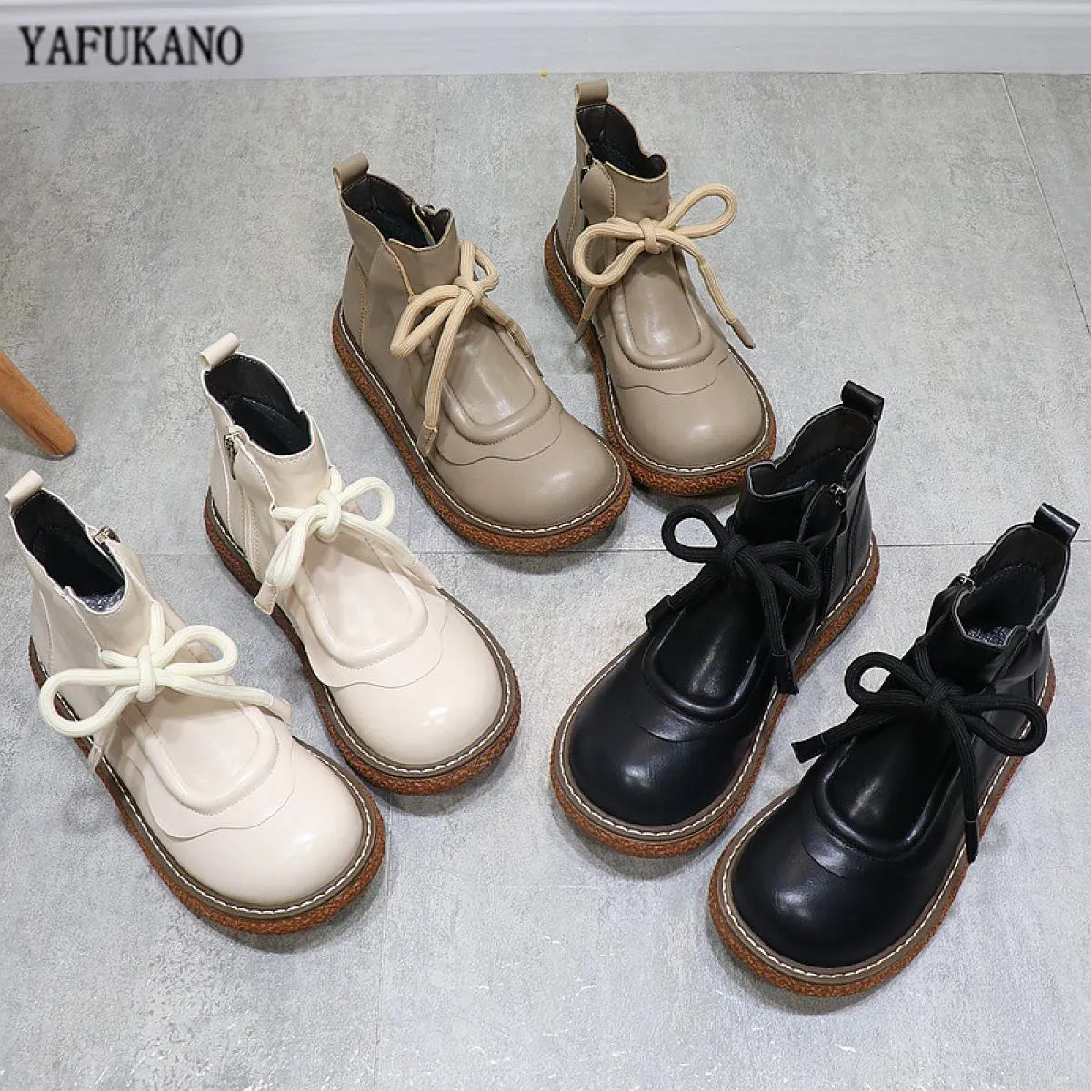 Stivali Mori Girl Stivali retrò Mori Girl Stivali stile donna Scarpe da clown da donna Stivali da donna