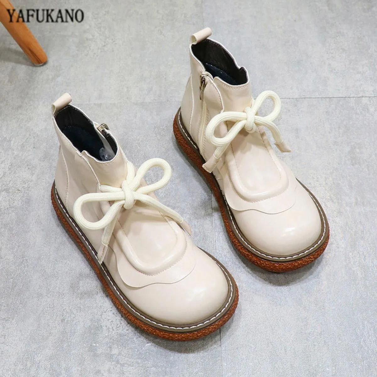 Stivali Mori Girl Stivali retrò Mori Girl Stivali stile donna Scarpe da clown da donna Stivali da donna