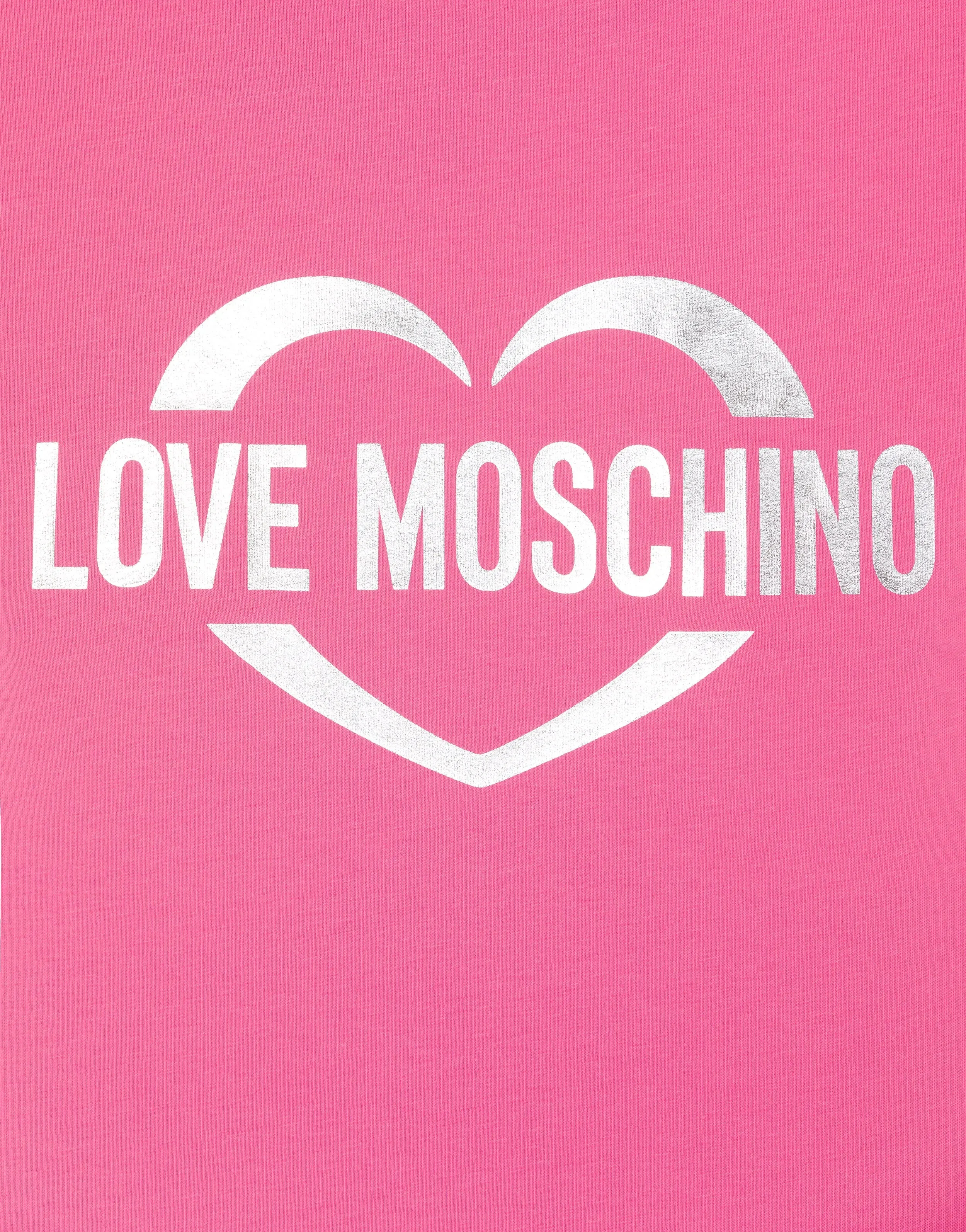 T-Shirt con Logo Love Moschino / Rosa
