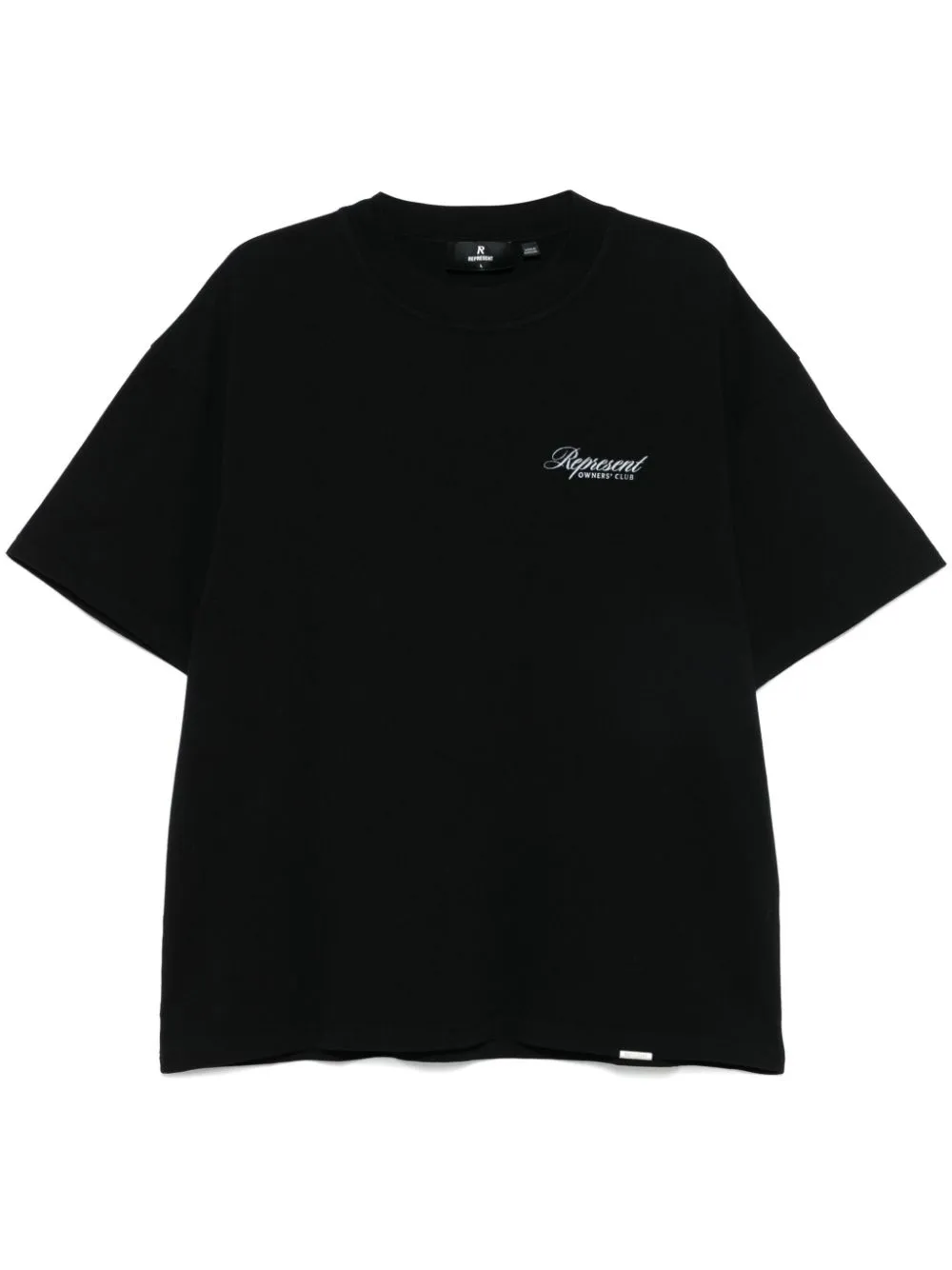 T-shirt nera con stampa