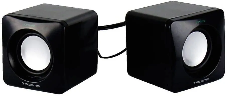Tacens Anima AS1 - Altoparlanti per Computer 8W, jack 3,5 mm, USB, Nero