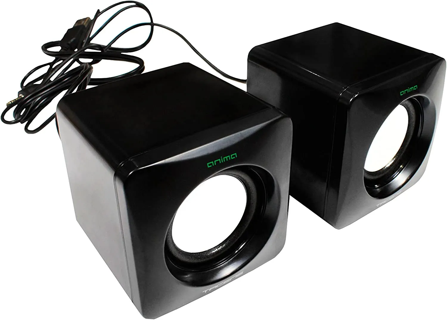 Tacens Anima AS1 - Altoparlanti per Computer 8W, jack 3,5 mm, USB, Nero