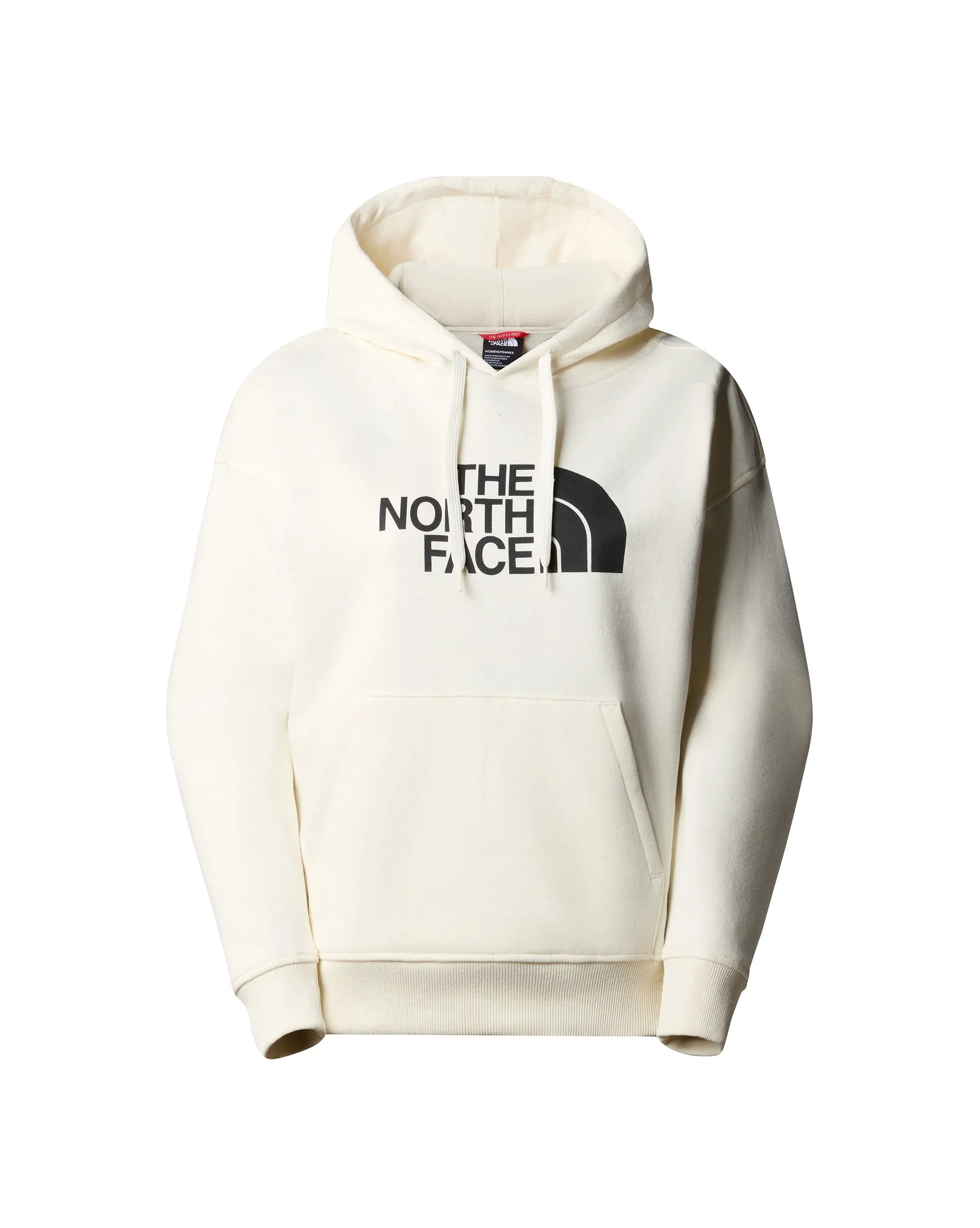 The North Face Felpa Con Cappuccio Drew Peak Big Logo Bianco Donna
