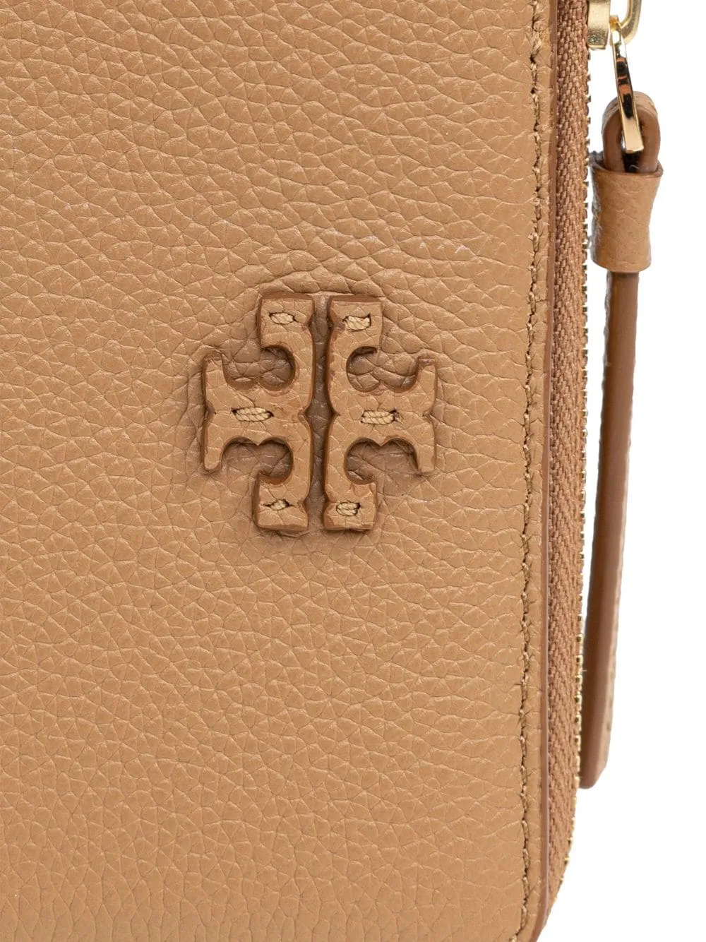 Tory Burch Portafoglio Marrone Donna Logo Applicato