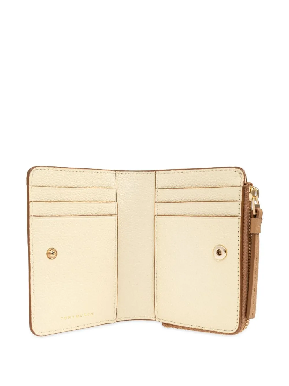 Tory Burch Portafoglio Marrone Donna Logo Applicato