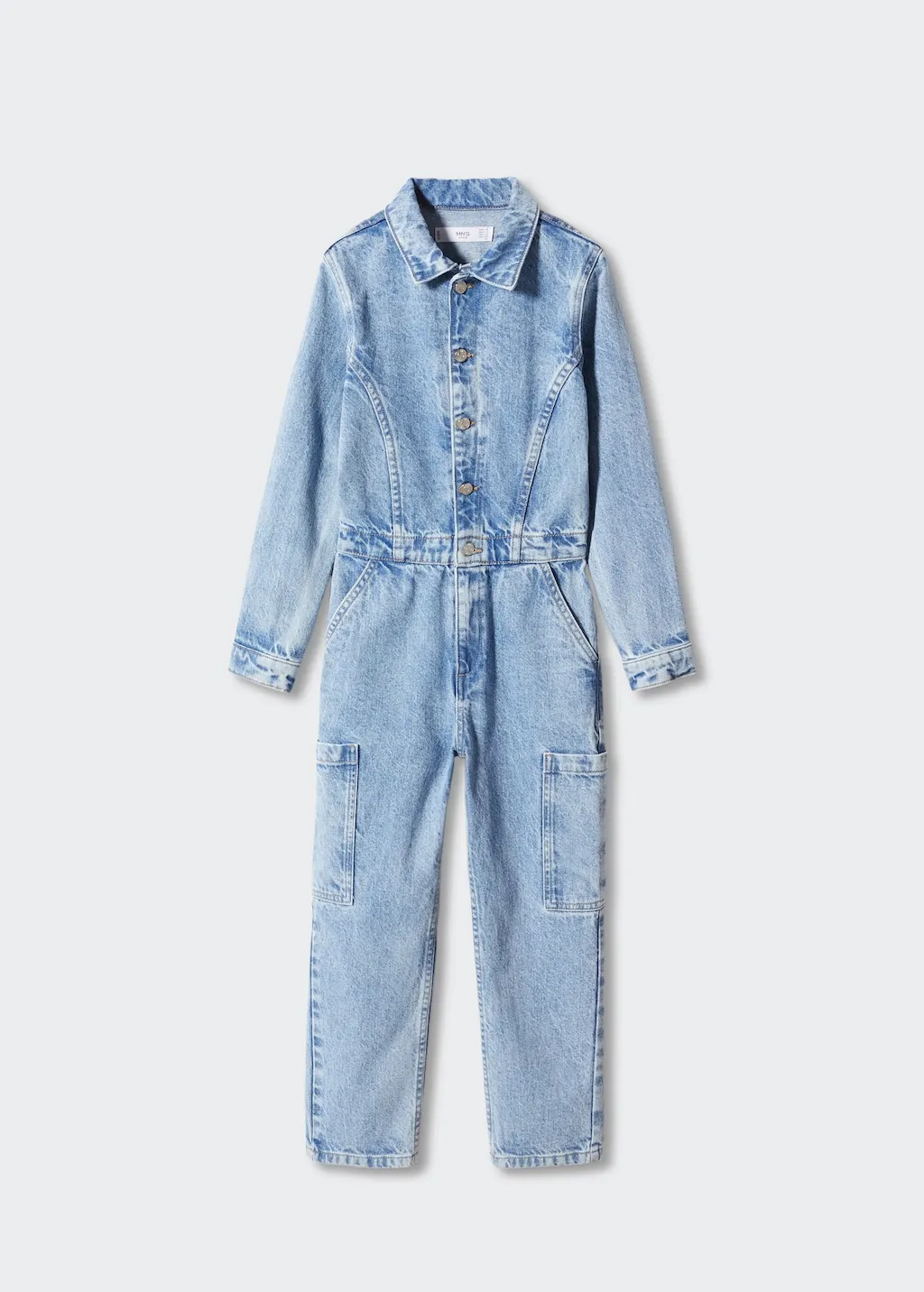 Tuta denim cargo