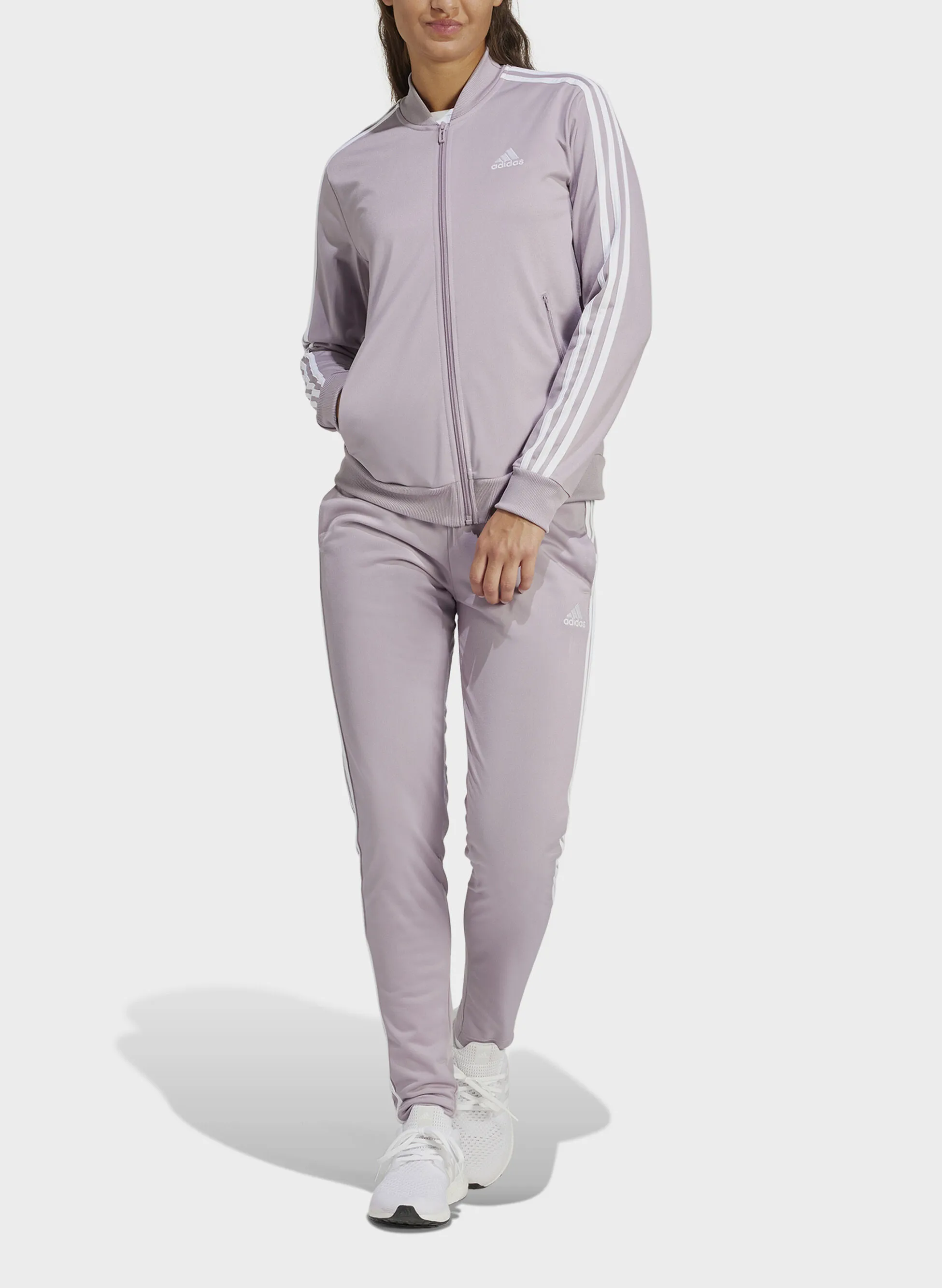 tuta full zip 3 stripes