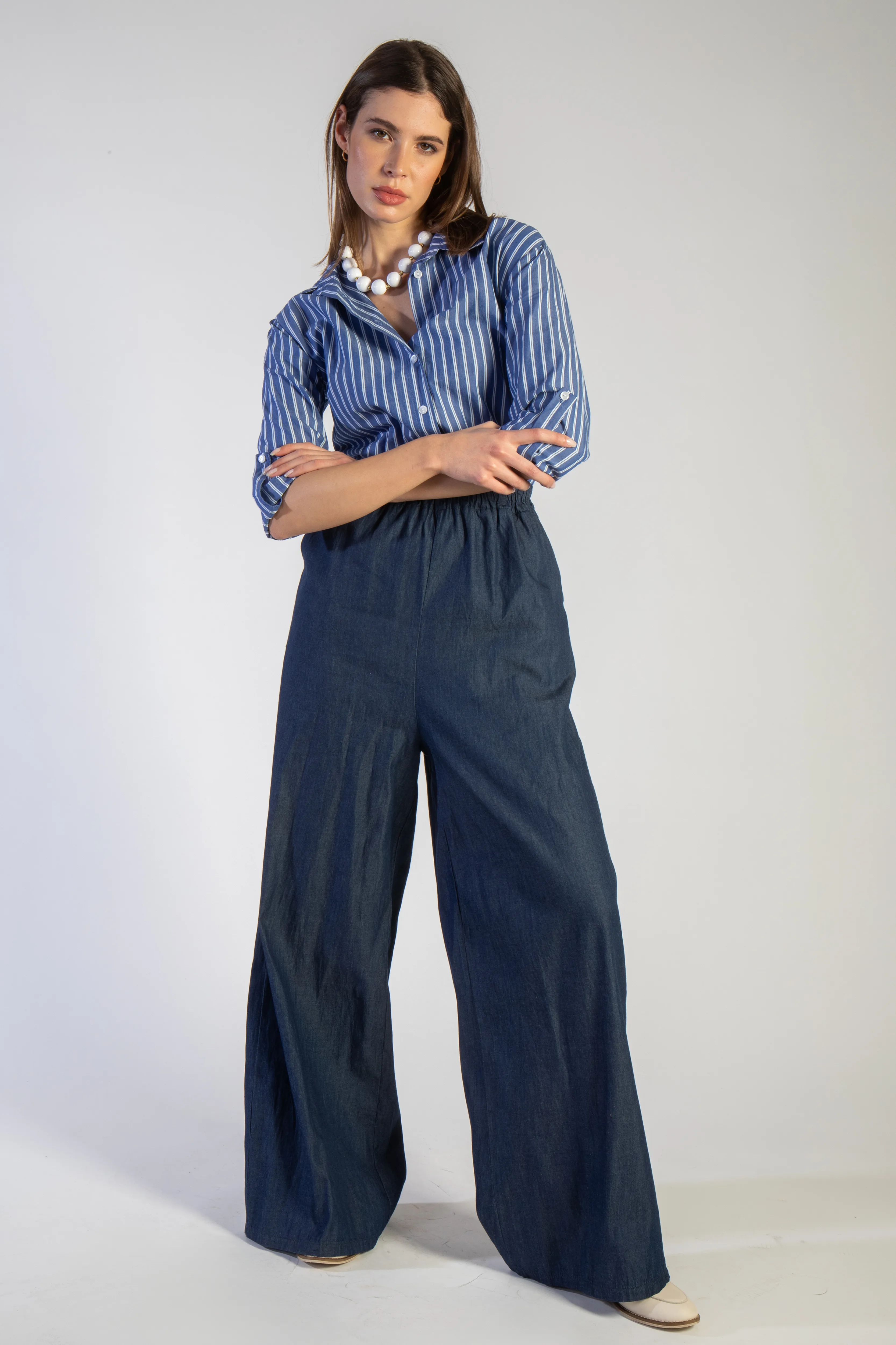 TUTA GESSATO + CHAMBRAY