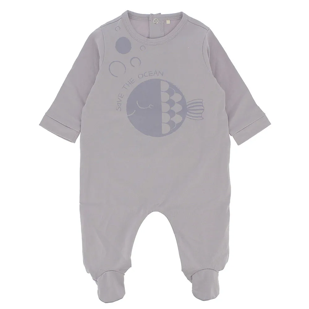Tutina in jersey da bambina, viola            