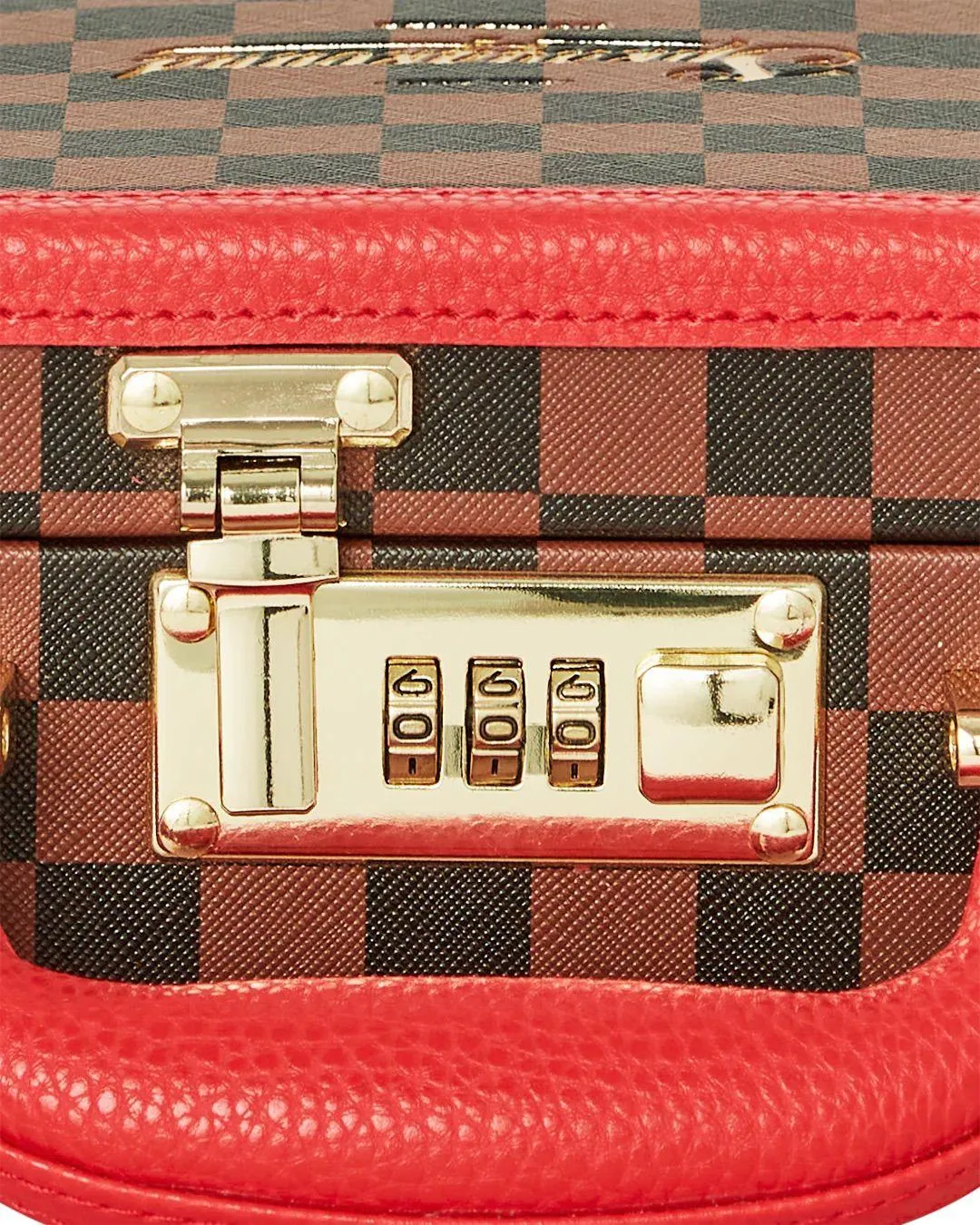 Valigetta Sprayground marrone takeover the throne attache handcuff briefcase