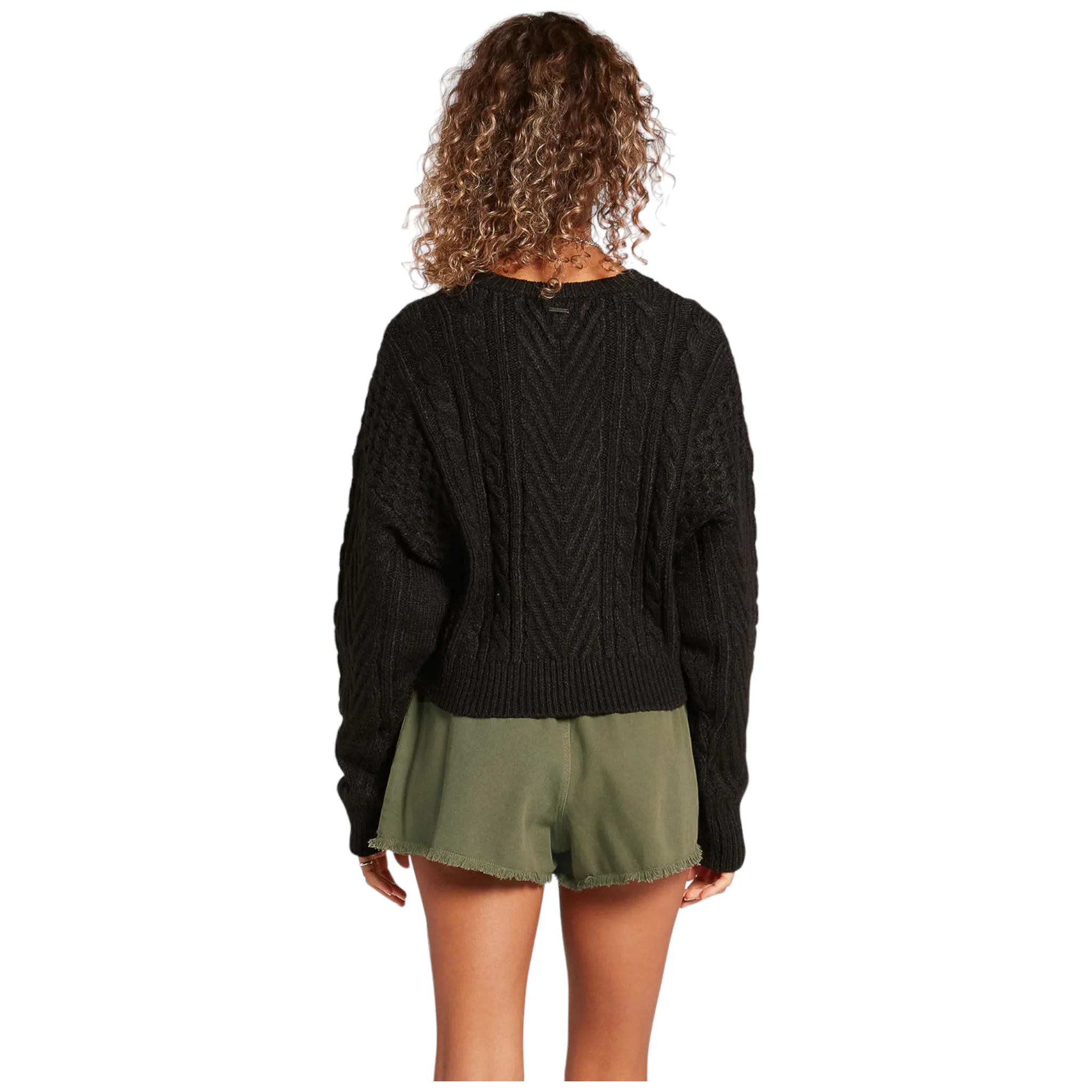 Volcom maglione girocollo cabled babe donna